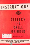 Sellers-Sellers 4G 20D, Drill Grinder Instructions and Spare Parts Manual 1940-20D-4G-05